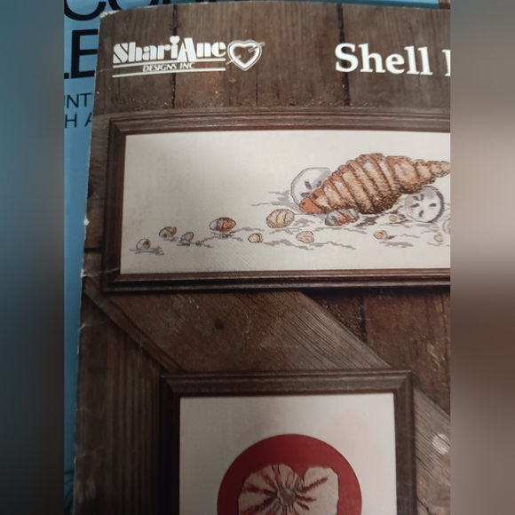 1983 ShariAne Designs Shell Fantasy Counted Cross Stitch Charts Only USA - Picture 2 of 16